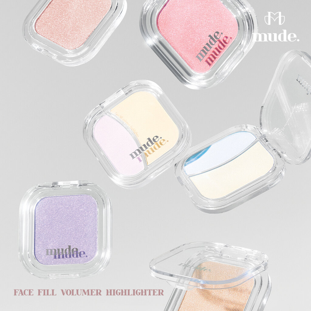 MUDE FACE FILL VOLUMER HIGHLIGHTER 4.2G. (ไฮไลท์ NON PEARL / PEARL VERSION)