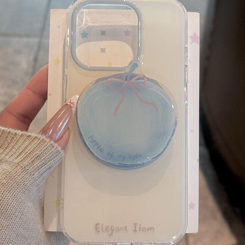 ฝาครอบโทรศัพท์แอปเปิ้ลสีฟ้าสด 16/15/14/13 สำหรับ iPhone Xsmax/Xr เคสซิลิโคนป้องกัน - รูปที่ 3