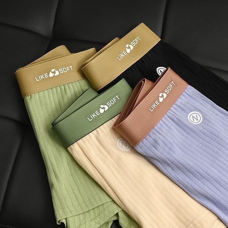 【คละสี 5 ชิ้น!!!】#401 กางเกงในผู้ชาย ผ้าดีนิ่มใส่สบาย ระบายอากาศดีเยี่ยม  Size L-4XL มีหลายสีให้เลือก 3206# - รูปที่ 3