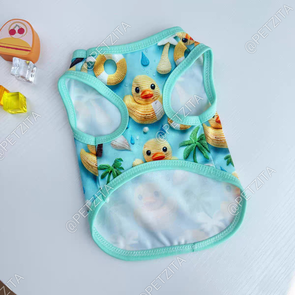 🇹🇭พร้อมส่ง🇹🇭🔶มีไซส์XS-6XLใหญ่💥 เสื้อแขนกุดลายสามมิติ น่ารักมาก ผ้าใส่สบายจ้า เสื้อสุนัข หมาใหญ่ หมา ชุดแมว - รูปที่ 2