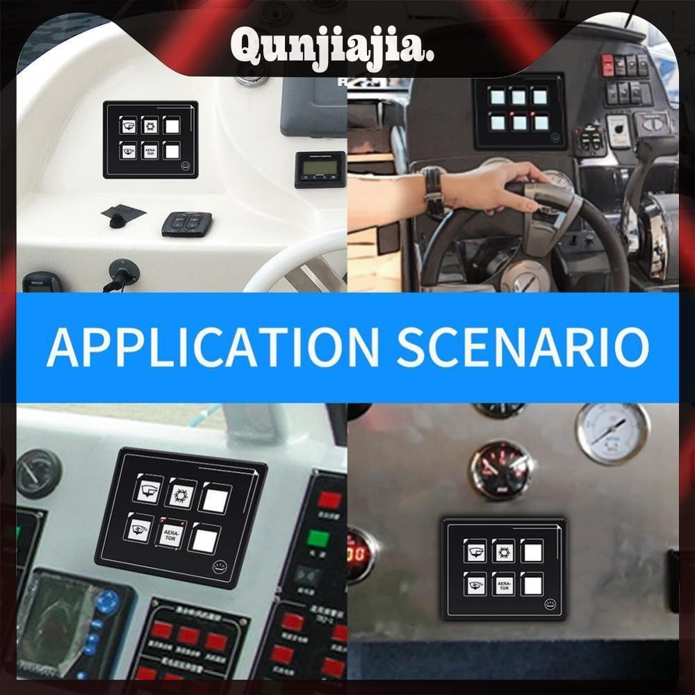 6แก๊งแผงกล่องชุด ไอพี67กันน้ํารถ นํา สัมผัสเมมเบรนแผงควบคุมสวิทช์