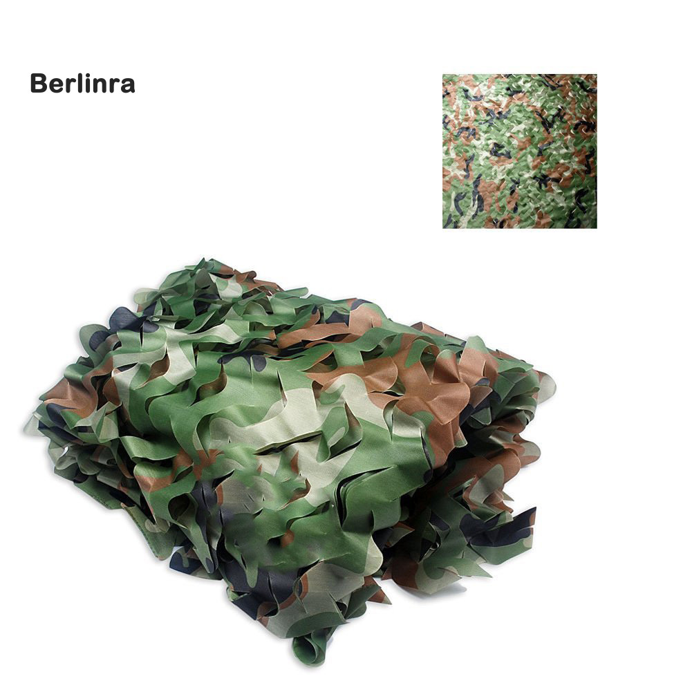 Ber 05x1m Outdoor Camping การล่าสัตว์ Woodland Camouflage ตาข่าย Sun Net Shelter