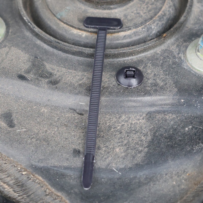 หัวเข็มขัดผูกสายไนลอนแบบล็อคตัวเอง - สายรัดยึดแบบพกพาแบบปรับได้ - อุปกรณ์จัดสายเคเบิลแบบคงที่ที่แข็งแกร่ง - รูปที่ 3