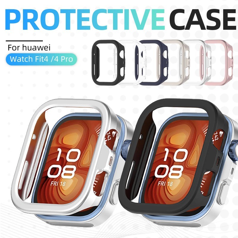 PC Hard Case สําหรับ Huawei Watch Fit 4 / 4 Pro Matte Cover ป้องกันสําหรับ Huawei Fit4 Hollow Out Shell อุปกรณ์เสริม