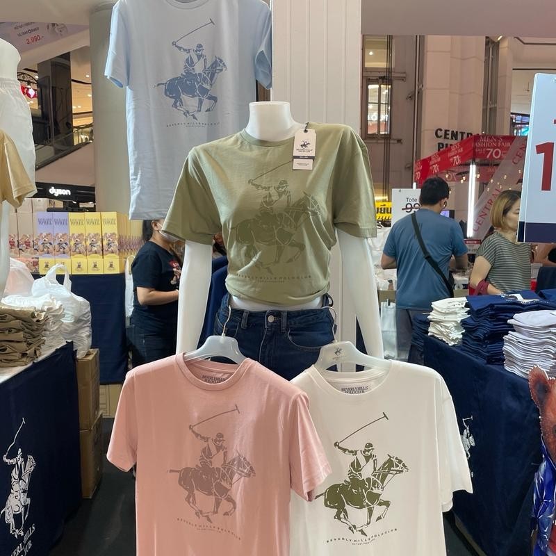เสื้อยืดBeverly Hills Polo Club เสื้อโปโล แขนสั้น Classic Bear คอลใหม่