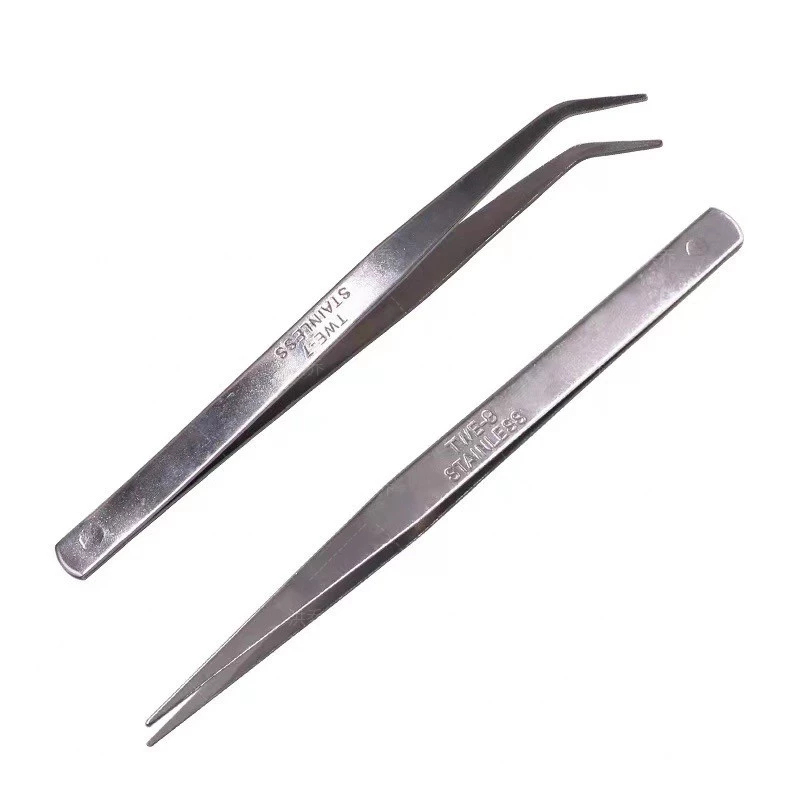 ปากคีบสแตนเลส ฟอร์เซป ปากแหลม / ปากงอ Stainless Steel Tweezers thumbnail 6