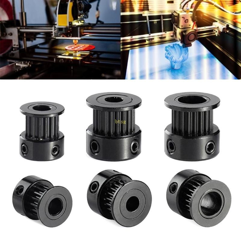 Btsg GT2 Timing Belt Pulley 6mm 16 ฟัน 20 ฟัน Timing Pulley ล้อ GT2 กว้าง 6 มม.