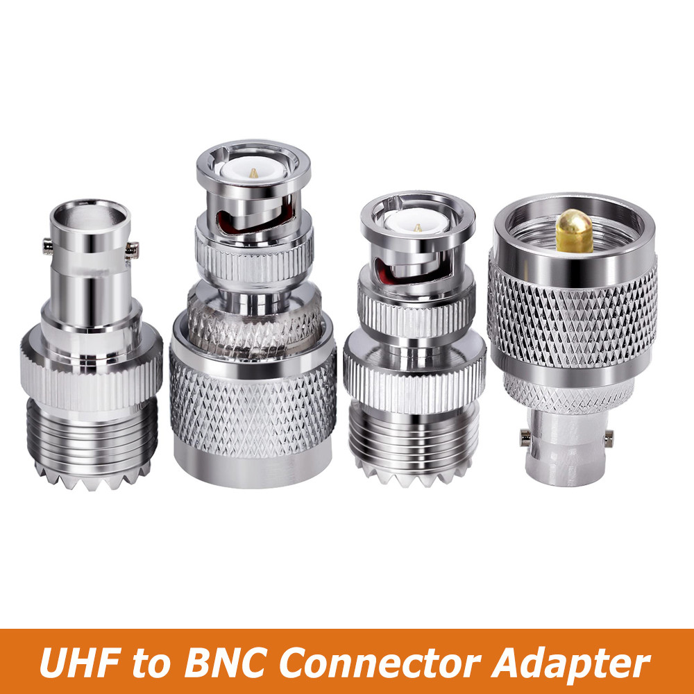 PL259 SO239 ถึง BNC อะแดปเตอร์ Coax Cable Connector, BNC ถึง UHF Adapter Kit ชายกับหญิง Cable Change