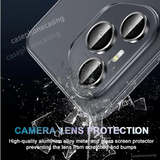 สําหรับ Honor 600 500 400 Pro Lite Honor400Lite Honor400Pro 5G 2025 กรณี 3D กล้องป้องกันโค้งกระจกนิรภัย Matel แหวนกล้องเลนส์หมวก