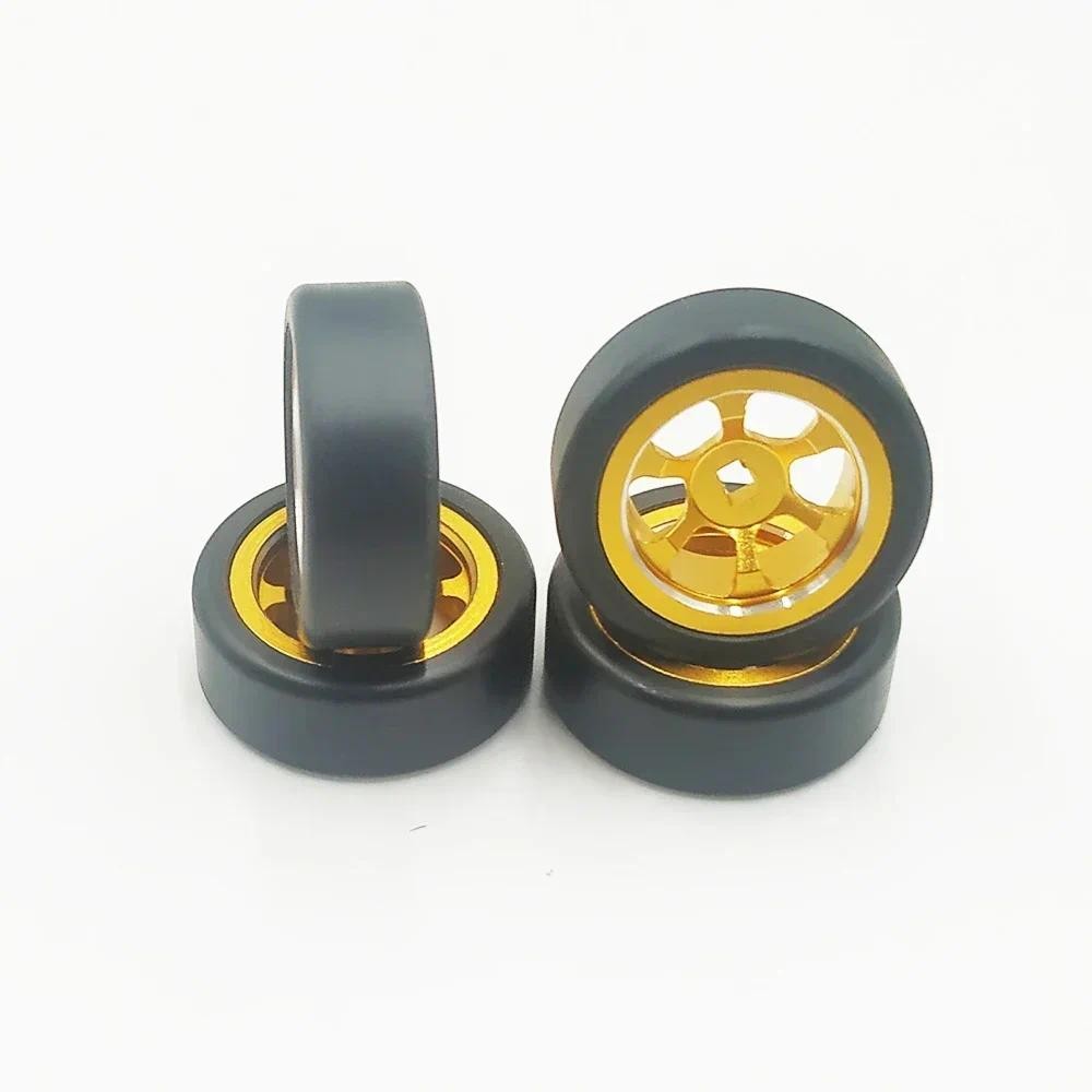 โลหะผสมสําหรับ rc hobby รุ่นรถ 1/28 Wltoys K969 K989 P929 Drift rally kyosho mini-Z QD 4pcs ขอบล้อ 5