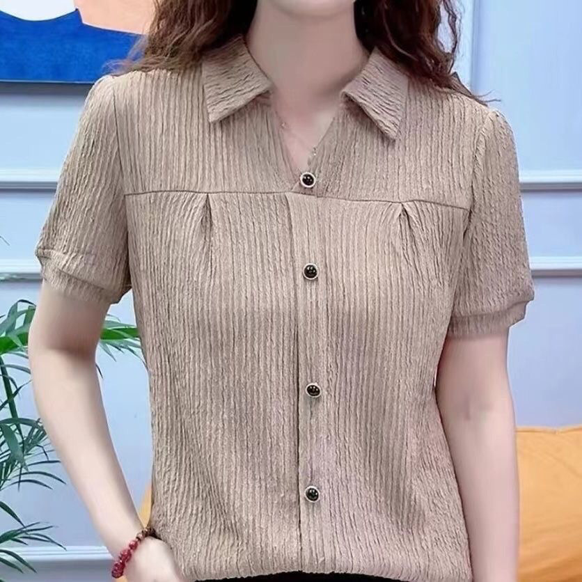 ขายดี เสื้อโปโลผู้หญิง คอปก แขนสั้น แฟชั่นทันสมัย หลากหลาย ระดับสูง ลดน้ำหนัก ขนาดใหญ่