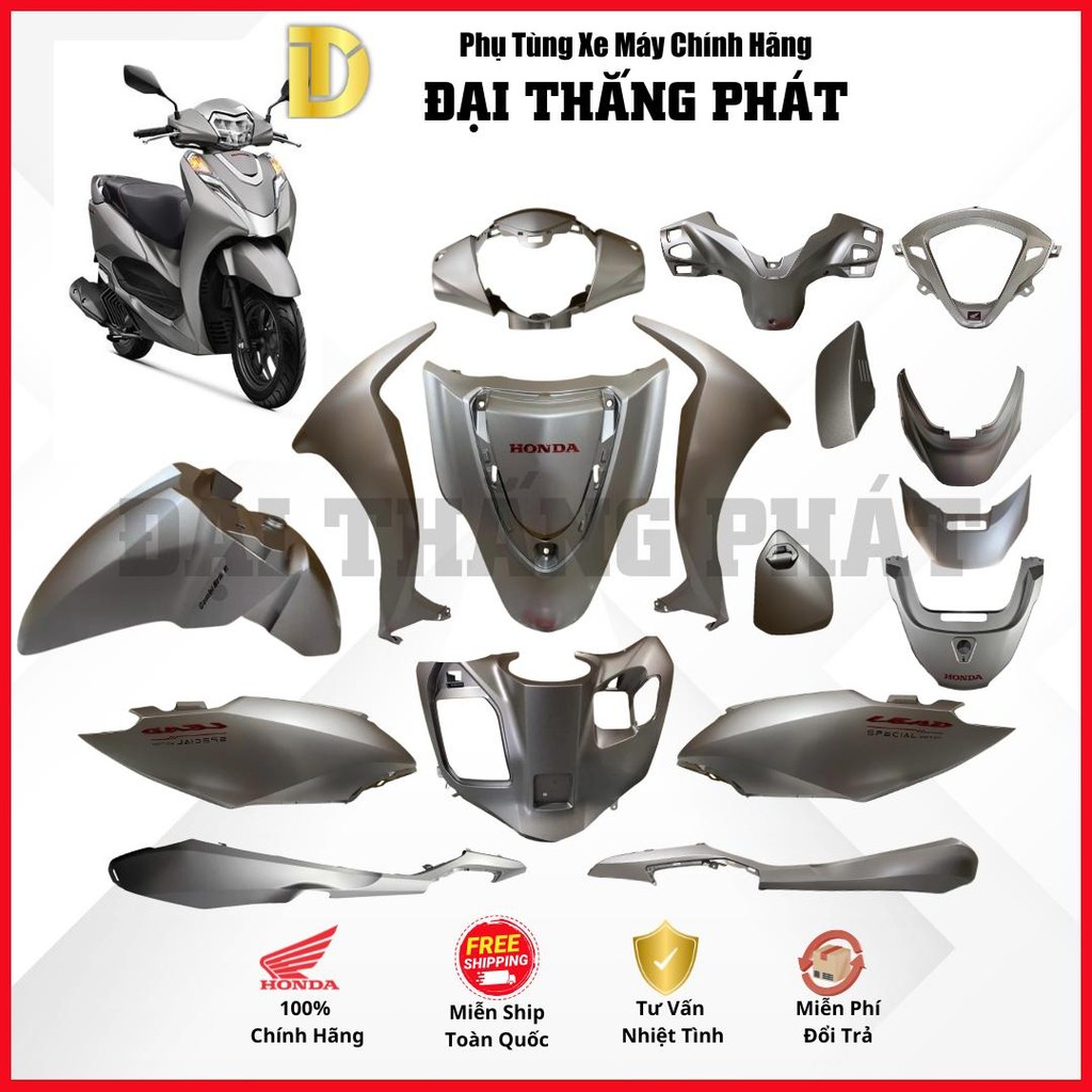 2022 ตะกั่ว 125cc K2T แฟริ่ง สีเงิน - NHB18M - ของแท้ Honda รุ่นพิเศษ