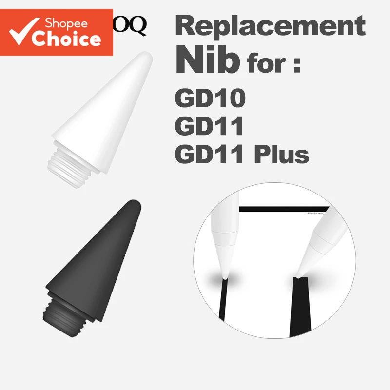 GOOJODOQ ปากกาสไตลัสเคล็ดลับเปลี่ยน Nibs สําหรับ GD11 GD10 Series Premium Nanofibers ไม่มีหน้าจอรอยข