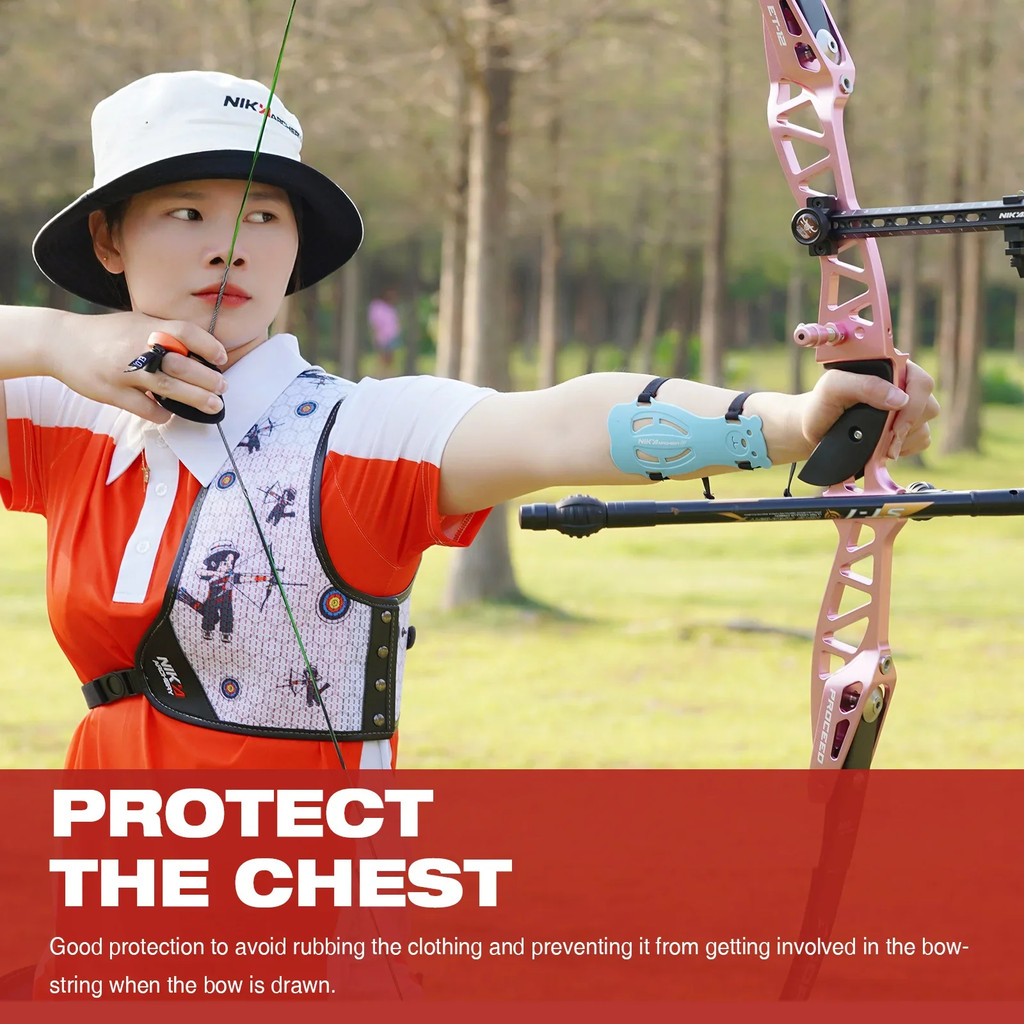 การ์ดป้องกันหน้าอก 1 ชิ้นปรับขนาดได้ S/M/L - รูปที่ 4