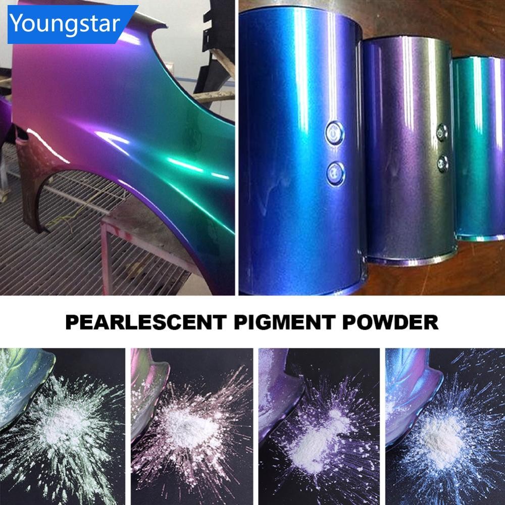 FYY 10g รถ Chameleon Pigment Powder เปลี่ยนสี Pigment ตกแต่งรถ Pearlescent Pigment