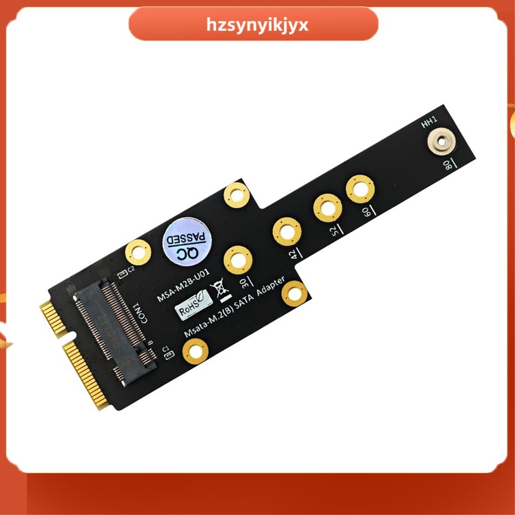 hzsynyikjyxMSATA to M.2 Key B Adapter M.2 SSD to MSATA Adapter MSATA to M.2 Key B SSD Adapter ใช้งาน