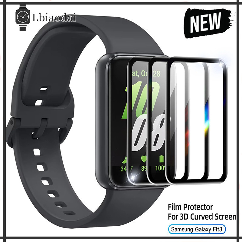 ฟิล์มแก้วนิรภัย for Samsung Galaxy Fit 3 3D ไฮโดรเจล ตัวป้องกันหน้าจอ for Smartwatch Samsung Fit 3