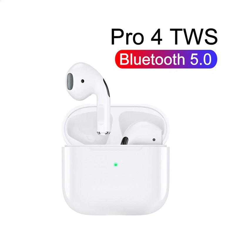 ชุดหูฟังอินเอียร์ไร้สาย Bluetooth Pro4 การโทรด้วยเสียงที่ชัดเจน การดําเนินการแบบสัมผัสลายนิ้วมือ เหมาะสําหรับหลายระบบ