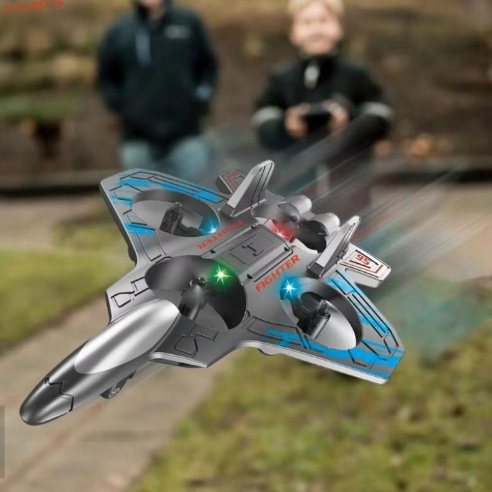 OUDIMEIFG รีโมทคอนโทรลโฟม Fighter, Gravity Sensing ชาร์จเครื่องร่อนบินเฮลิคอปเตอร์ของเล่น, EPP โฟมแบบพกพา 2.4G Stunt RC Hobby Jet Plane เด็กเด็กวัยหัดเดินเด็ก