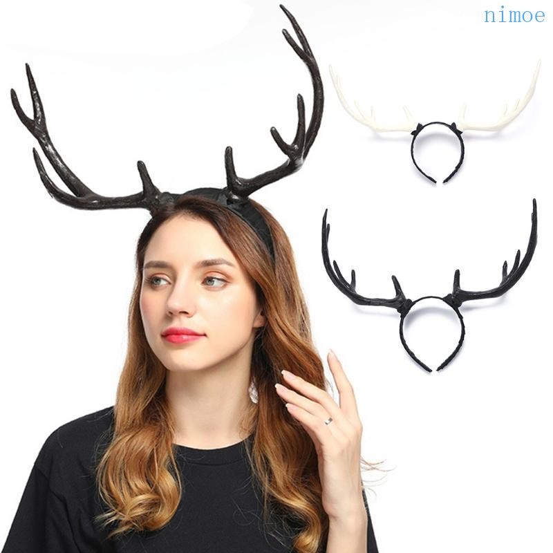 Nio Deer Horn Hair Hoop Headdress .ACCESSORIES ฮาโลวีน Christmas Party
