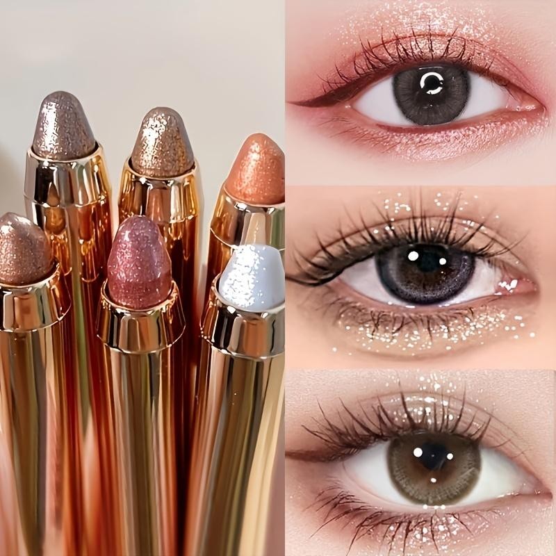 Double-ended flash eyeshadow stick ขี้เกียจ aegyo sal ปากกา non-stick eye กันน้ํายาวนาน phosor แต่งหน้าปากกา one-look moulding eye แต่งหน้า highlight contour อายแชโดว์ปากกา