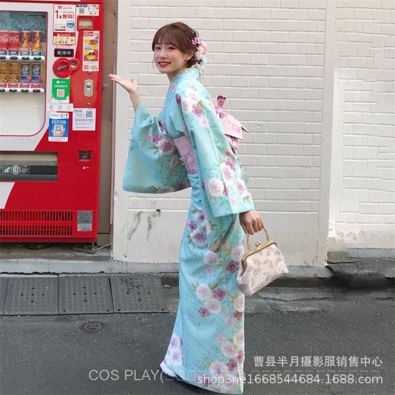 [พร้อมสต็ockขายร้อน] ใหม่สไตล์กิโมโนญี่ปุ่นปรับปรุงแบบดั้งเดิมอย่างเป็นทางการสำหรับ📸📸getYugaTaชุ