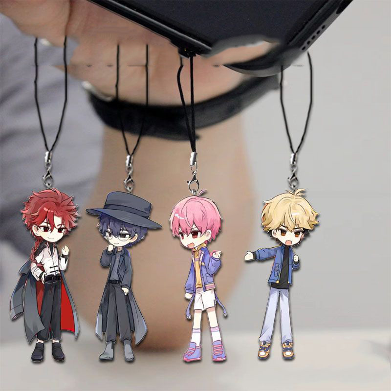 Anime Link Click Vein Xavier Li Tianchen คอสเพลย์พวงกุญแจอะคริลิครูปการ์ตูนพวงกุญแจโทรศัพท์จี้เครื่อ