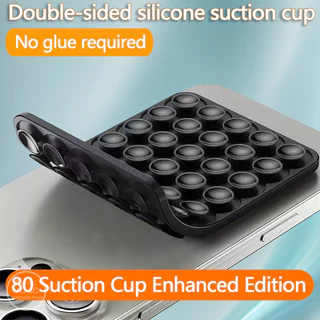 แผ่นซิลิโคนแปะมือถือ ไม่ต้องใช้กาว ติดได้ 2 ด้าน ใช้ซ้ำได้ Silicone Suction Phone Case ที่จับมือถือแบบแฮนด์ฟรี ยึดแน่น