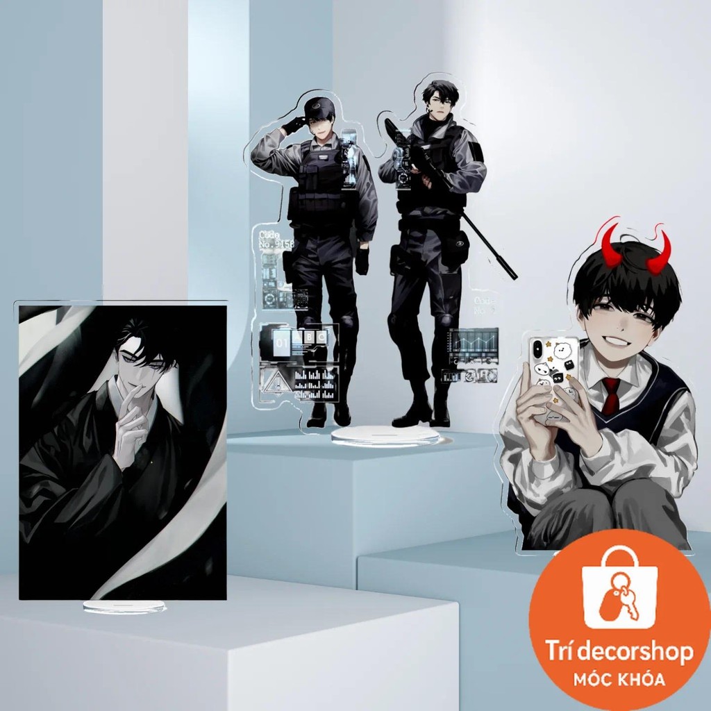 Omniscien Reader Viewpoint ยืนอะนิเมะ KeyChain Kim Dokja Key Chain ผู้หญิง ORV รูปรุ่น P