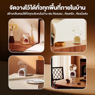 น้ำหอมปรับอากาศ อโรมาเธอราพี กลิ่นหอมติดทนนาน ตัวกระจายแสง 360° กำจัดกลิ่น หัวกลับด้าน ดับกลิ่นห้องน้ำ