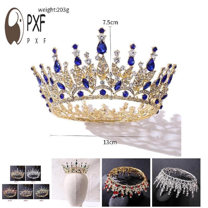 ราชินีเครื่องประดับผมคานผ้าโพกศีรษะขายดีโลหะผสมฝังเพชรเจ้าสาวอุปกรณ์จัดงานแต่งงาน - รูปที่ 4