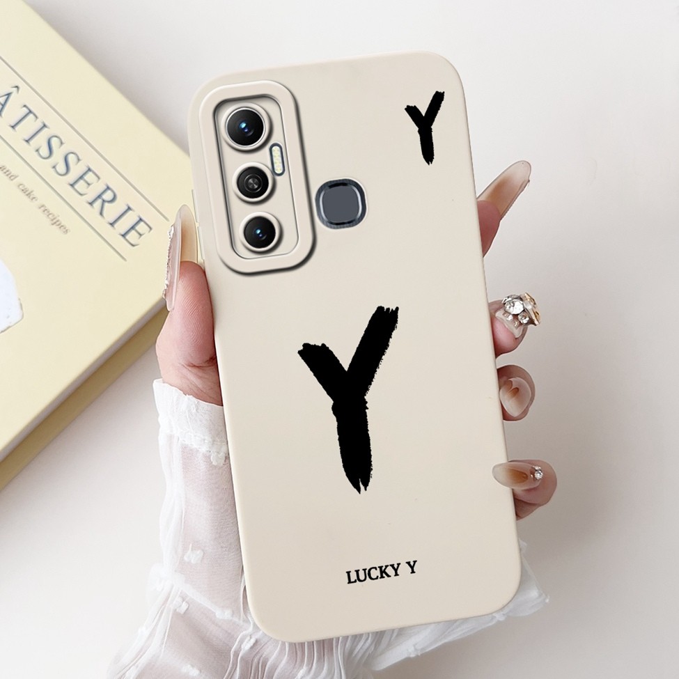 Infinix Hot 11 X662 X662B X689F เคสโทรศัพท์ Infinix Hot 11 กรณีแฟชั่นตัวอักษร AZ รูปแบบการออกแบบซิลิโคนกันกระแทกกันชน ราคา ถูกที่สุด ดีลบีเคเค แกลเลอรีภาพที่ 6