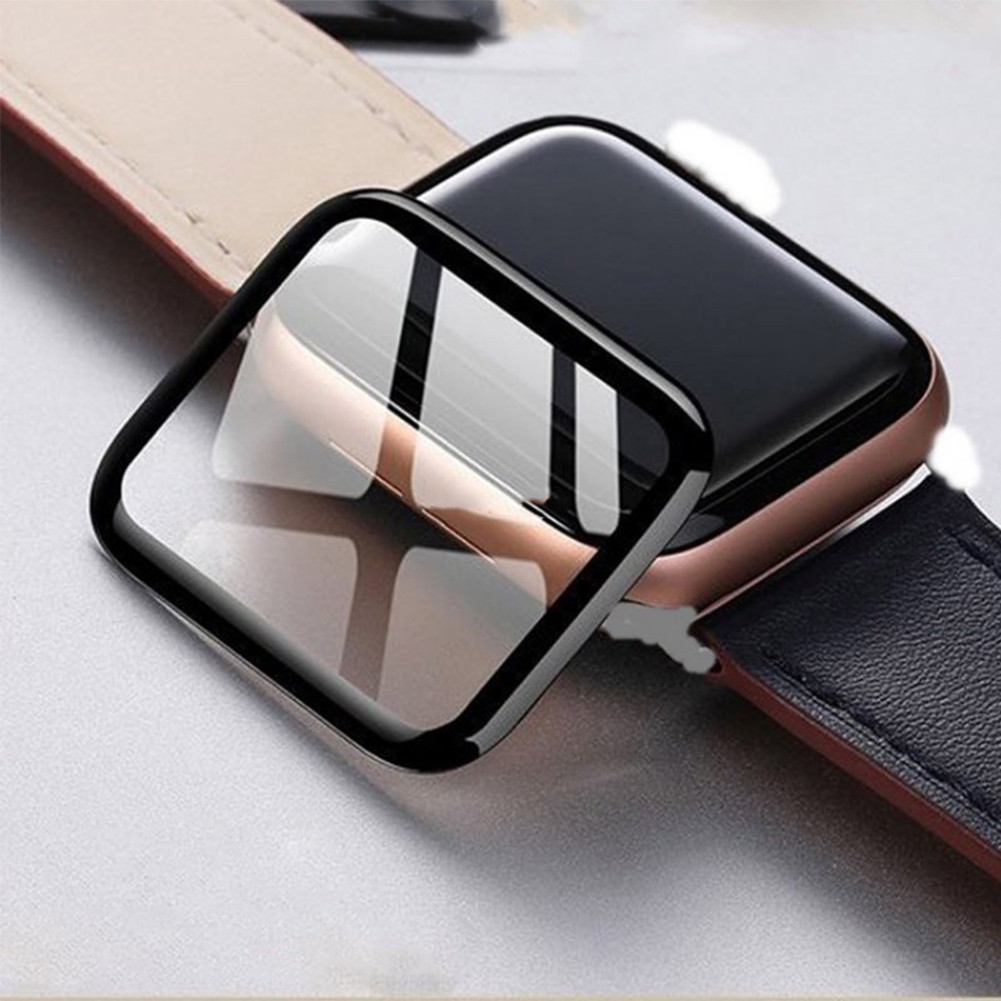 ⌚ ฟิล์มกระจกนิรภัย3Dโค้งสมบูรณ์แบบ! สำหรับ Apple Watch ทุกรุ่น  กันน้ำ+กันรอย Ultra/SE ครอบคลุมทุกขนาด