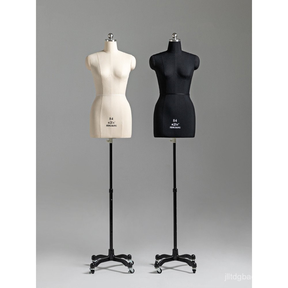 หุ่นจำลอง Fengbang 3D การตัดเย็บเสื้อผ้าผู้หญิง การออกแบบแพทเทิร์น การทำหุ่นจำลอง ขนาด 84 ซม. โมเดลตัดเย็บ ขาตั้งแสดง การปรับแต่ง