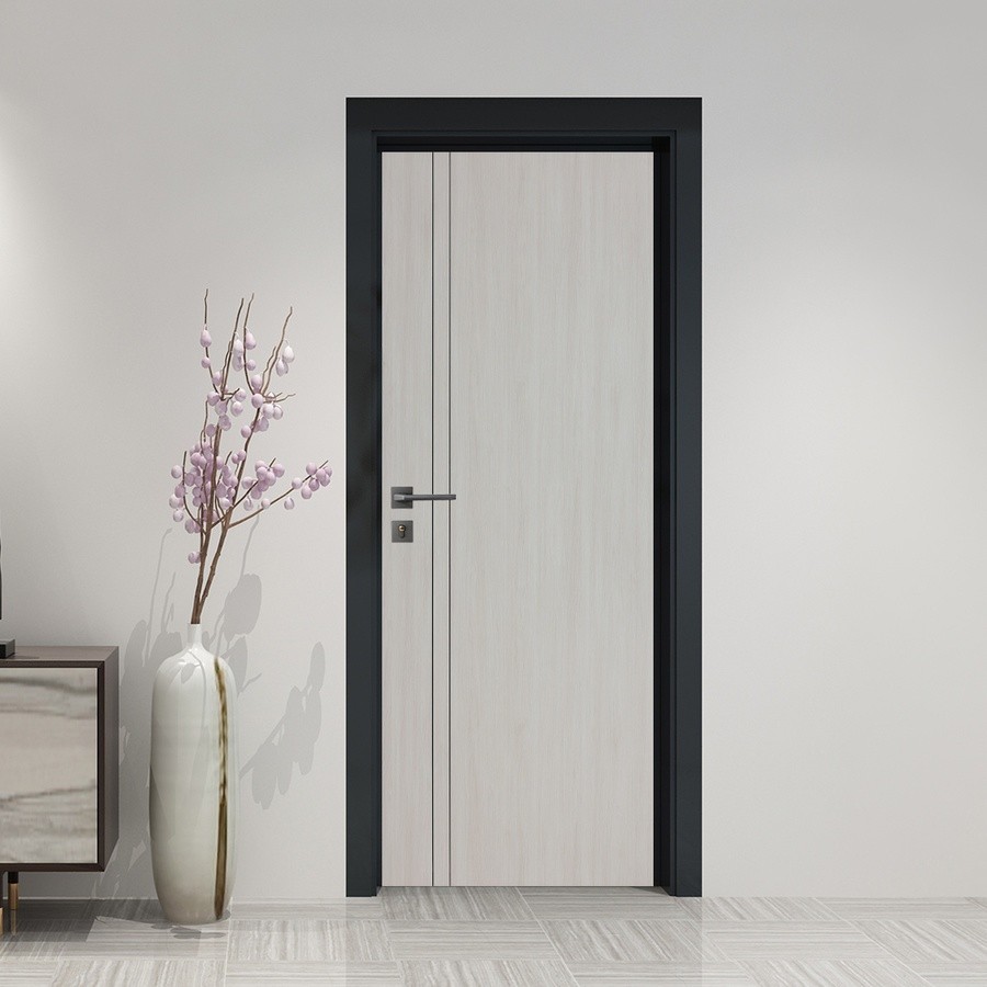 LOCAL789 HOLZTUR ประตูเมลามีน MD-F13 80x200ซม. White Pine ร้านอยู่ในไทย