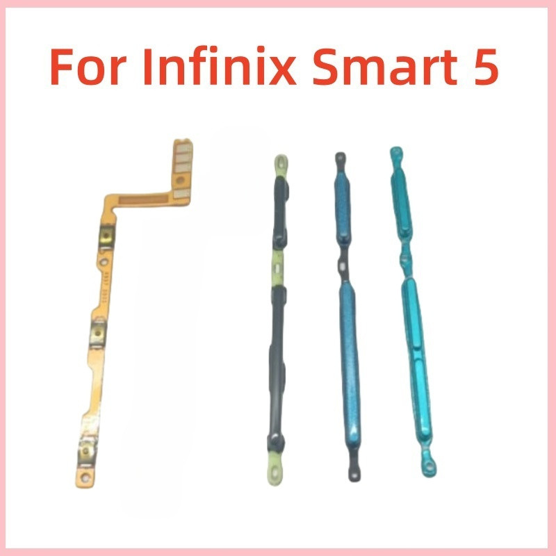 ใหม่สําหรับ Infinix Smart 5 X657 X657B X657C เปิดปุ่ม Volume Switch Connector Flex Cable