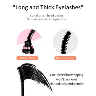 YTL มาสคาร่าสีดำกันน้ำกันเหงื่อติดทน ไม่เลอะ ไม่เปื้อน Mascara Waterproof เครื่องสำอาง ปัดขนตาหนา โค้งงอนยาวนาน 24ชม