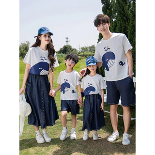 🔥พร้อมส่ง&COD🔥RINA STUDIO เสื้อผ้าเข้ากันสำหรับครอบครัว เสื้อผ้าคู่รัก เสื้อวันหยุดฤดูร้อน