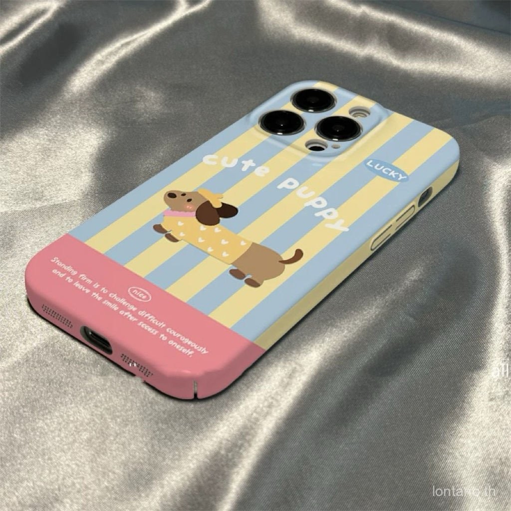 เคสโทรศัพท์ลายดอกไม้ลายสุนัขดัชชุนสำหรับผู้หญิง ใช้ได้กับ iPhone 16 14Pro 13ProMax XR 12Pro 16ProMax 11 7/8 Plus 15ProMax 13Pro XSMAX 14ProMax เคสแข็งปกป้องเต็มรูปแบบ F3XR ราคา ถูกที่สุด ดีลบีเคเค แกลเลอรีภาพที่ 3