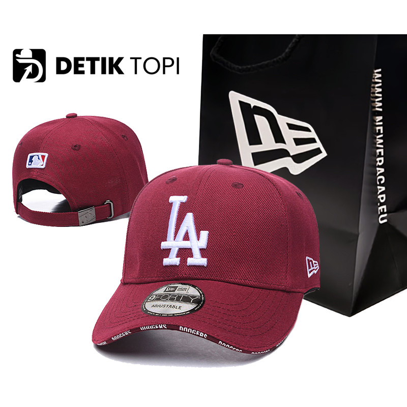 หมวกเบสบอล Unisex Topi Lelaki หมวกสต็อกพร้อม NY หมวก LA หมวกรถบรรทุกเบสบอล ราคา ถูกที่สุด ดีลบีเคเค แกลเลอรีภาพที่ 4