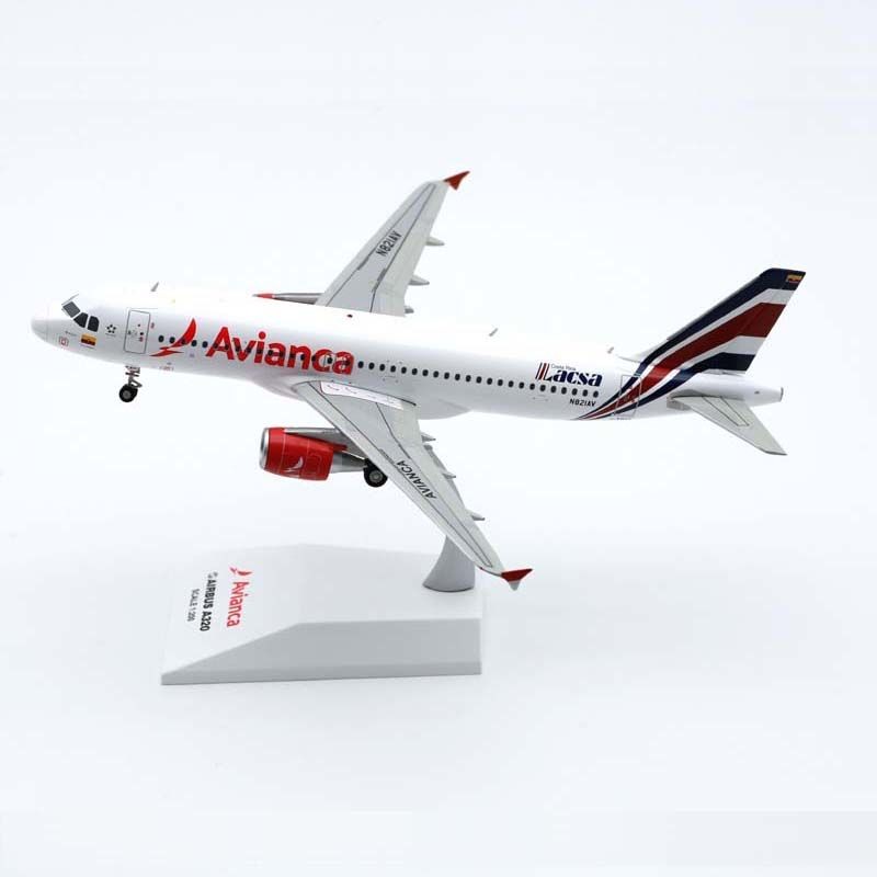 JC Wings 1: 200 เครื่องบินโลหะผสมรุ่น Colombia Airlines A320 N821AV