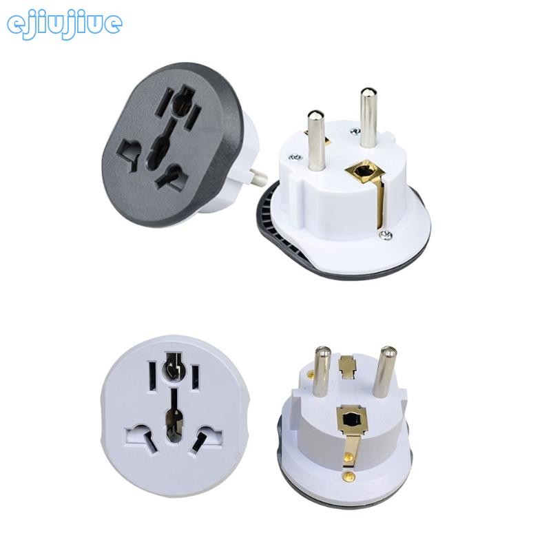 16A Europe/Germany Plug Adapter Eu Converter Travel Adapter Charger Converter