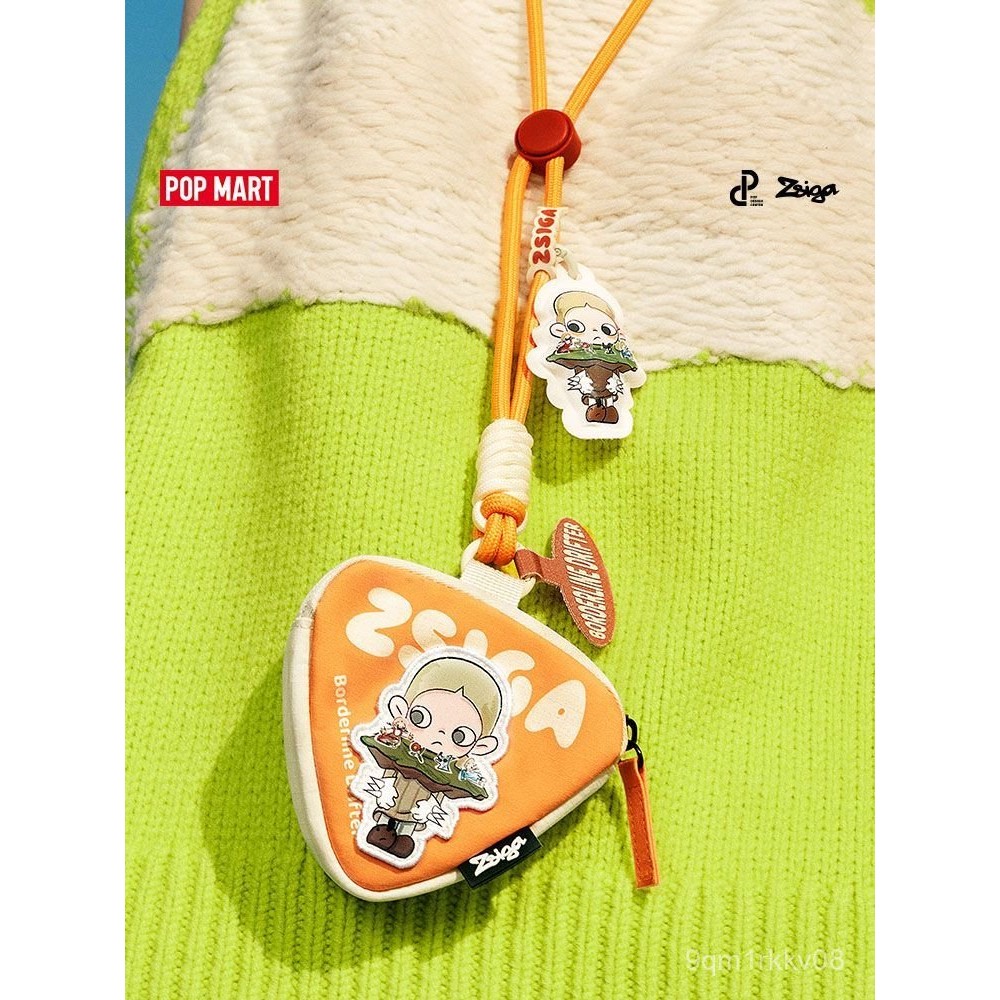 ♞,♘,♙พร้อมส่งกระเป๋าสามเหลี่ยมแบบกล่องบอดซีรีส์ POPMART Zsiga กระเป๋าใส่เหรียญสำหรับเดินทาง