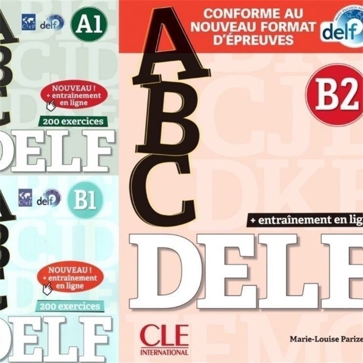 现货/法语 ABC DELF A1 A2 B1 B2 DALF C1/C2 C1 C2,带音频