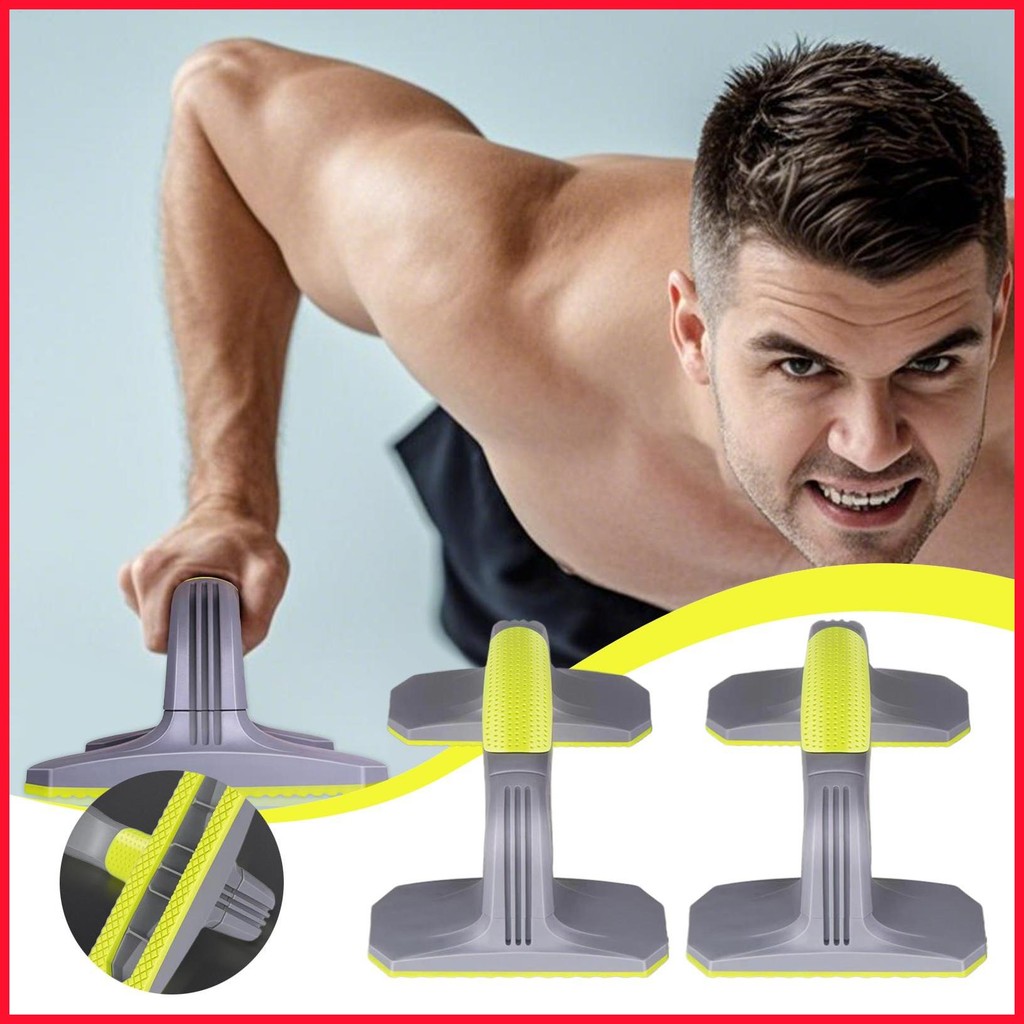 Strength Training Pushup Stands 1 ชุด Pushup Grips สําหรับผู้ชายเครื่องตัวบนฟิตเนสเกียร์ Calisthenic