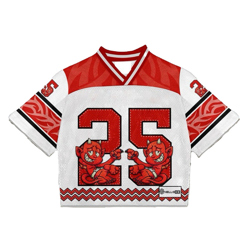 No25 Devil Mesh Boxy Jersey