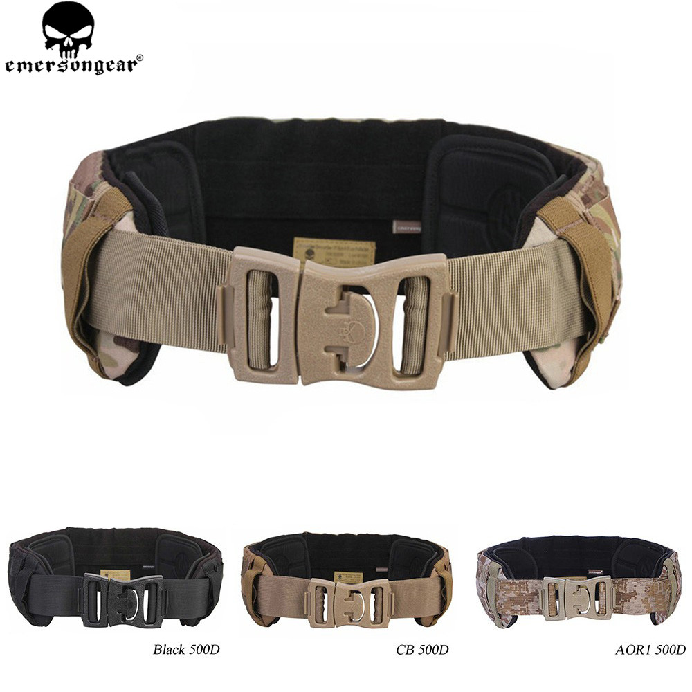 EmersonGear กลางแจ้งรับน้ำหนักแบริ่ง MOLLE Pad เข็มขัด CP สไตล์ AVS ยุทธวิธีเอว Cover