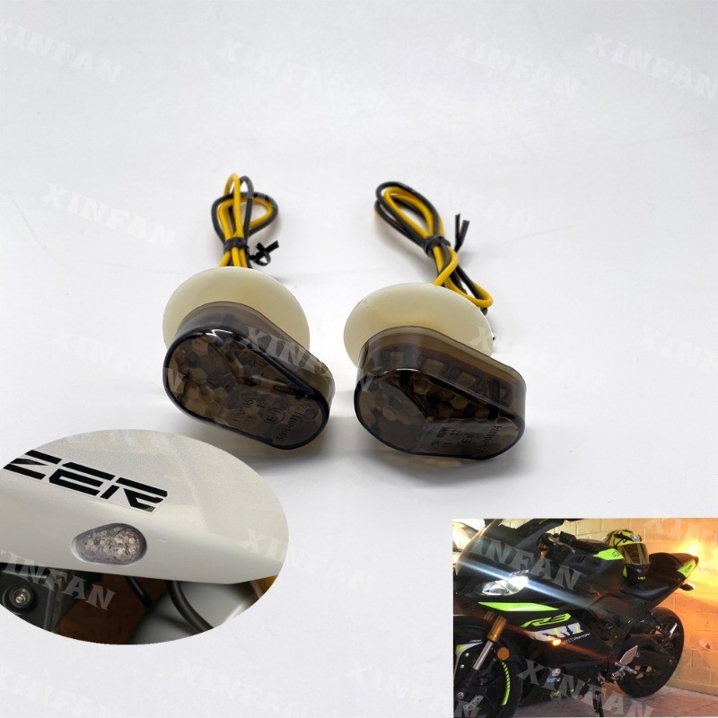 2pcs somke ไฟเลี้ยว R15 V3.0 V2.0 R3 R6 s R25 R1 XJ6 MT03 FZ 1 6 s \ 8 FAZER 600 1000 อุปกรณ์เสริม 2