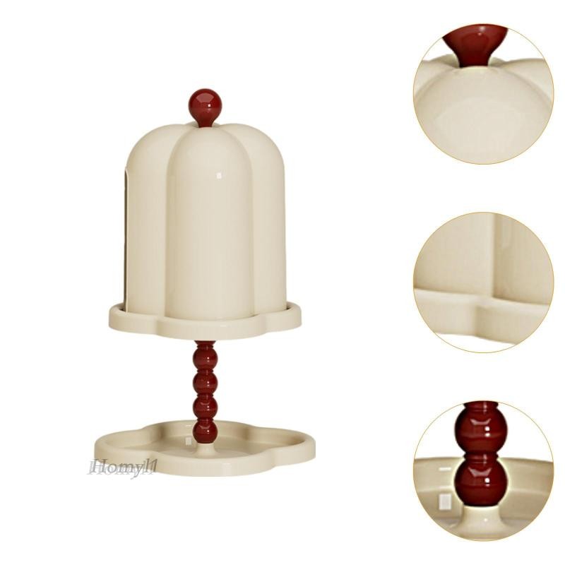 [โฮมิล1] ฝาครอบเนื้อเยื่อพร้อมถาดกล่องเก็บกระดาษเช็ดปากสําหรับเคาน์เตอร์ห้องน้ําคาเฟ่ - รูปที่ 4