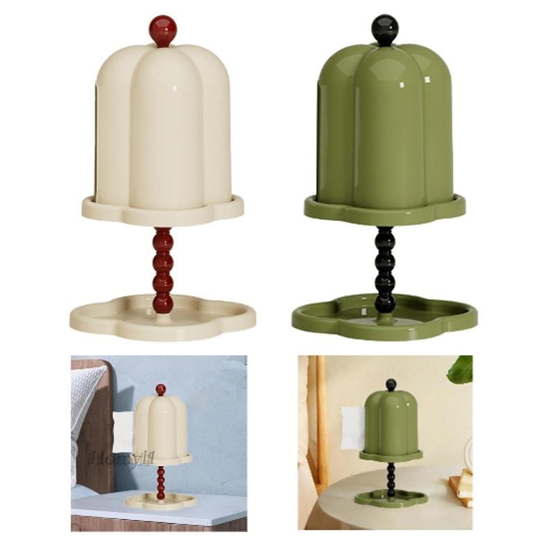 [โฮมิล1] ฝาครอบเนื้อเยื่อพร้อมถาดกล่องเก็บกระดาษเช็ดปากสําหรับเคาน์เตอร์ห้องน้ําคาเฟ่